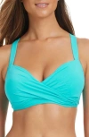 Rod Beattie Kore D- & Dd-cup Underwire Bikini Top In Lagunita