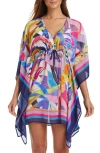 Bleu Rod Beattie Rod Beattie Living Color Cover-up Tunic In Multi