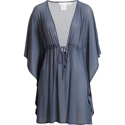 Rod Beattie Mesh Cover-up Dress In Paloma