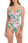 Bleu Rod Beattie Rod Beattie Mio Everything Under The Sun One-piece Swimsuit In Light Blush