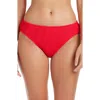 Bleu Rod Beattie Rod Beattie Pucker Up Seersucker Hipster Bikini Bottoms In Red
