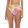 Bleu Rod Beattie Rod Beattie Sarong Hipster Bikini Bottoms In Pink Multi