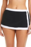 Bleu Rod Beattie Rod Beattie Skirted Bikini Bottoms In Black