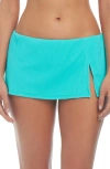 Bleu Rod Beattie Rod Beattie Skirted Bikini Bottoms In Lagunita