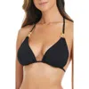 Bleu Rod Beattie Rod Beattie Triangle Bikini Top In Black