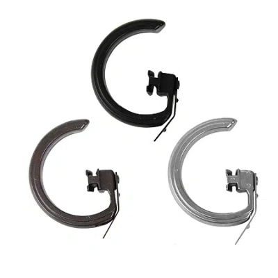 Rod Desyne 10-pk. Rings For Decorative Traverse Rod In Metallic