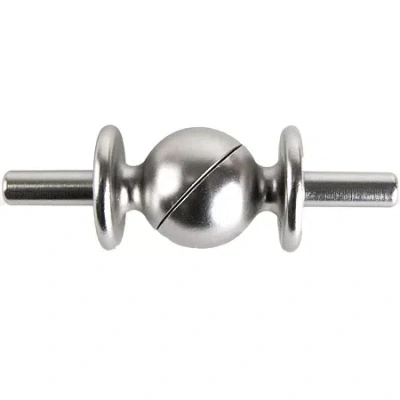 Rod Desyne 13/16" Curtain Rod Corner Connector In Silver