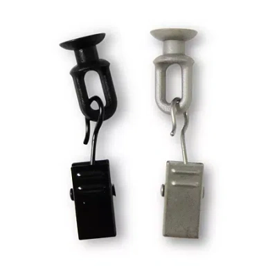 Rod Desyne 24-pk. Sliders And Clips With Hooks In Black