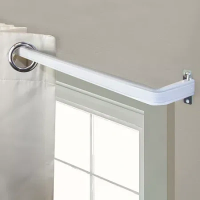 Rod Desyne 2in Clearance Lockseam Curtain Rod In White