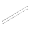 Rod Desyne 2pk 1/3" Round Tension Curtain Rod In White