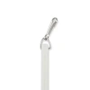 Rod Desyne 3/8" Fiberglass Baton With Snap Hook Curtain Wand In White