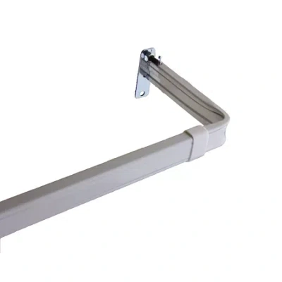 Rod Desyne 3in Lockseam Curtain Rod In White