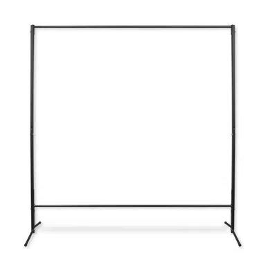 Rod Desyne 74" H  Single Panel Room Divider In Black