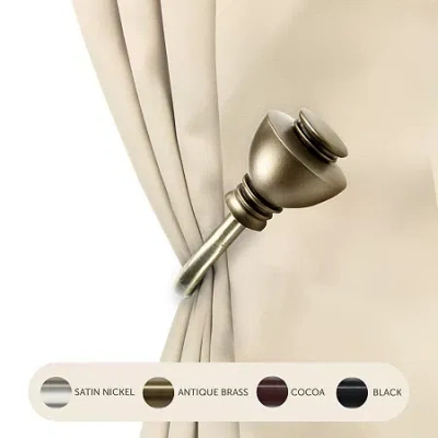Rod Desyne Alma 2-pc. Curtain Holdback In Brown