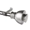 Rod Desyne Alma 3/4 In Adjustable Curtain Rod In Silver
