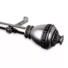 Rod Desyne Amelie 13/16" Adjustable Curtain Rod In Silver