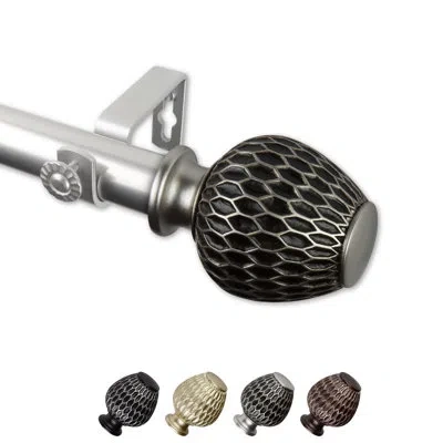 Rod Desyne Ashwin 1" Single In Satin Nickel
