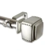Rod Desyne Bennett 1 In Adjustable Curtain Rod In Silver