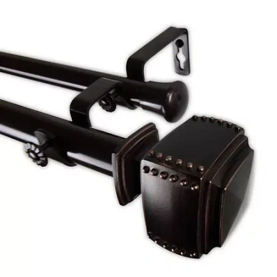 Rod Desyne Bennett Double Curtain Rod In Brown