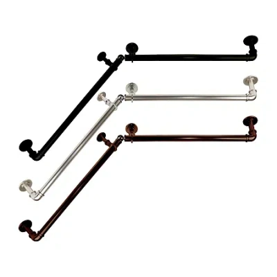 Rod Desyne Blackout Corner 1 In Adjustable Curtain Rod