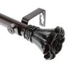 Rod Desyne Blossom 1" Adjustable Curtain Rod In Brown