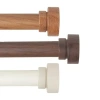 Rod Desyne Bonnet 1 In Adjustable Curtain Rod In Brown