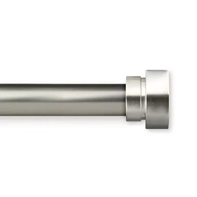 Rod Desyne Bonnet 1 In Adjustable Curtain Rod In Silver