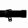 Rod Desyne Cap 1 1/2 In Adjustable Curtain Rod In Black