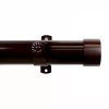 Rod Desyne Cap 1 1/2 In Adjustable Curtain Rod In Brown