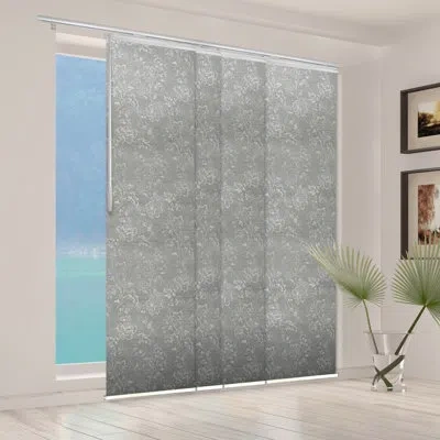 Rod Desyne Carolyn Semi-sheer Vertical Blind In White