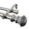 Rod Desyne Chance Double Curtain Rod In Silver