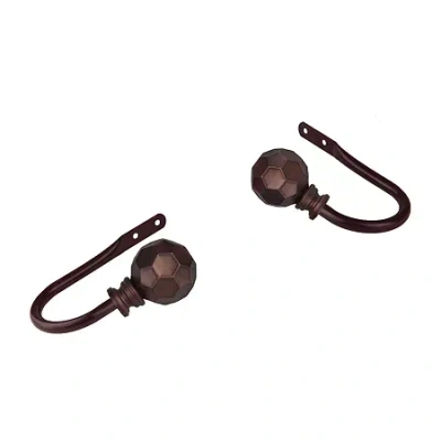 Rod Desyne Christiano 2-pc. Curtain Holdback In Brown