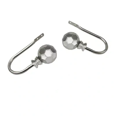 Rod Desyne Christiano 2-pc. Curtain Holdback In Silver