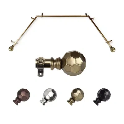 Rod Desyne Christiano Bay Window Rod In Yellow