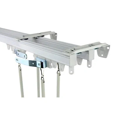 Rod Desyne Commercial Double Curtain Track Kit