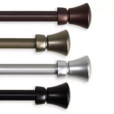 Rod Desyne Cora Â " Adjustable Curtain Rod In Brown