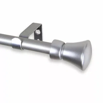 Rod Desyne Cora Â " Adjustable Curtain Rod In Gray