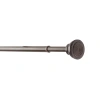 Rod Desyne Decorative 7/16 In Tension Curtain Rod In Brown