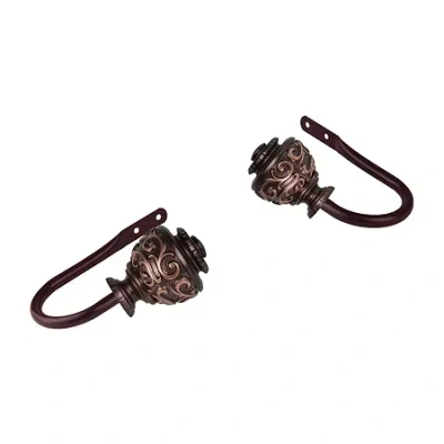 Rod Desyne Eleanor 2-pc. Curtain Holdback In Brown
