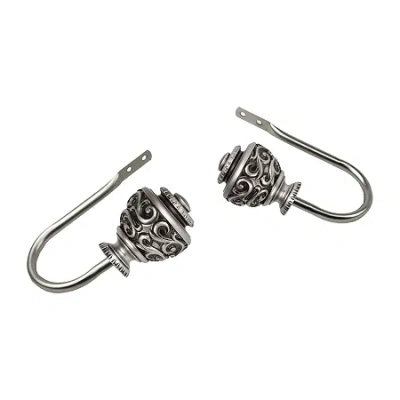 Rod Desyne Eleanor 2-pc. Curtain Holdback In Silver