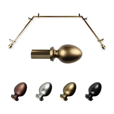 Rod Desyne Emeka Bay Window Rod In Yellow