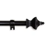 Rod Desyne Esta Â " Adjustable Curtain Rod In Black