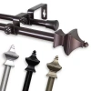 Rod Desyne Esta Â " Adjustable Double Curtain Rod In Brown