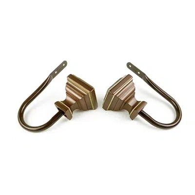 Rod Desyne Eudora 2-pc. Curtain Holdback In Brown