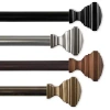 Rod Desyne Eudora 3/4 In Adjustable Curtain Rod In Brown