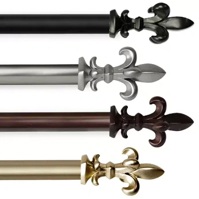 Rod Desyne Fernando 1 In Adjustable Curtain Rod In Brown