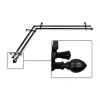 Rod Desyne Garnet Corner Window Double Curtain Rod In Black