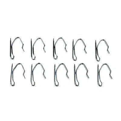 Rod Desyne Heavy Duty Drapery Pins 20 Pcs In Polished Chrome