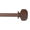 Rod Desyne Isabella 1 In Adjustable Curtain Rod In Brown