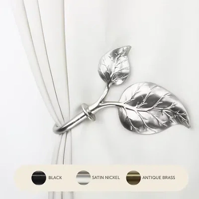 Rod Desyne Ivy 2-pc. Curtain Holdback In White